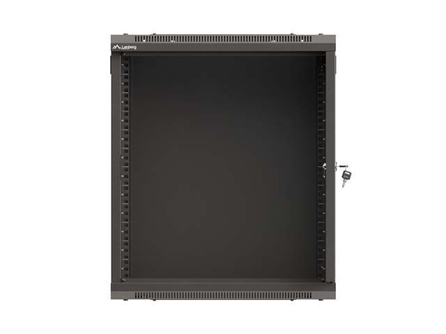 Lanberg 19" 12U Falra szerelhető Rackszekrény Black Lanberg 19" 12U Falra szerelhető Rackszekrény Black