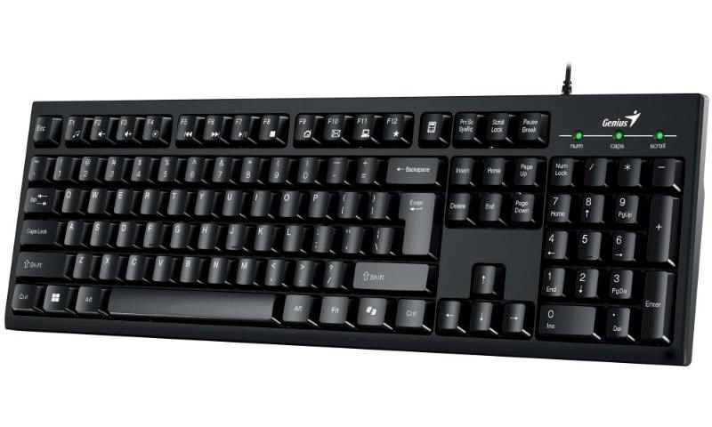 Genius KM-100SE Keyboard Combo Black BRA (Brazil)