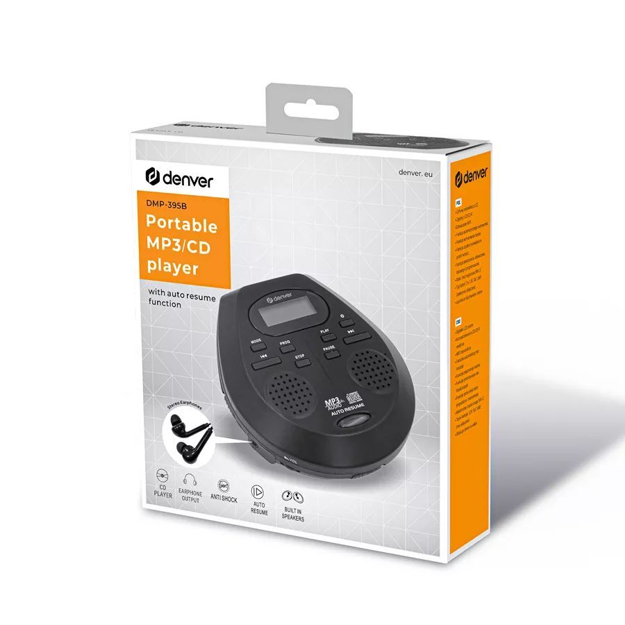 Denver DMP-395B Portable CD-Player