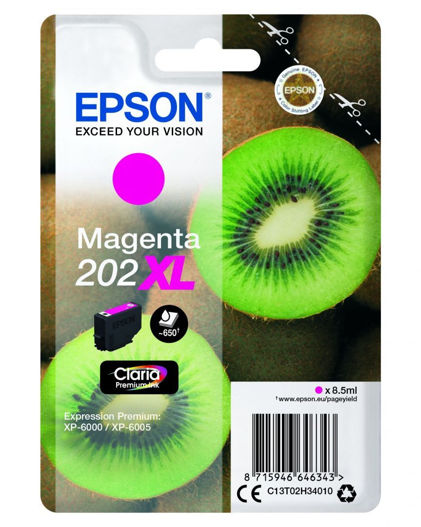 Epson T02H3 (202XL) Magenta tintapatron Epson T02H3 (202XL) Magenta tintapatron