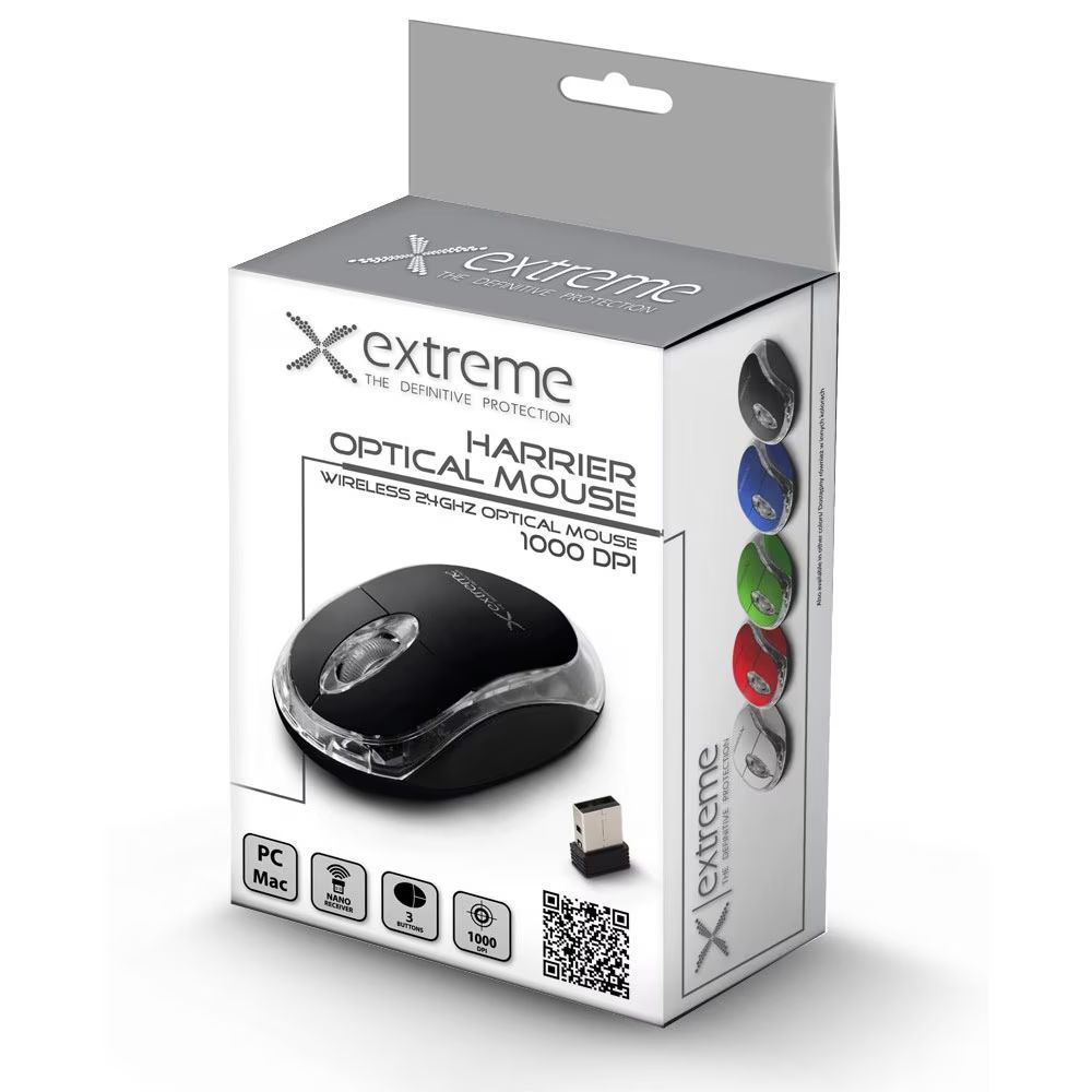 Esperanza Extreme Harrier Wireless Mouse Black Esperanza Extreme Harrier Wireless Mouse Black