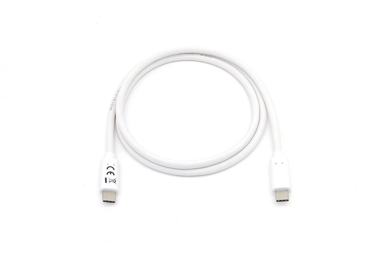 EQuip USB-C 3.2 Gen1 to USB-C 60W 1m cable White EQuip USB-C 3.2 Gen1 to USB-C 60W 1m cable White