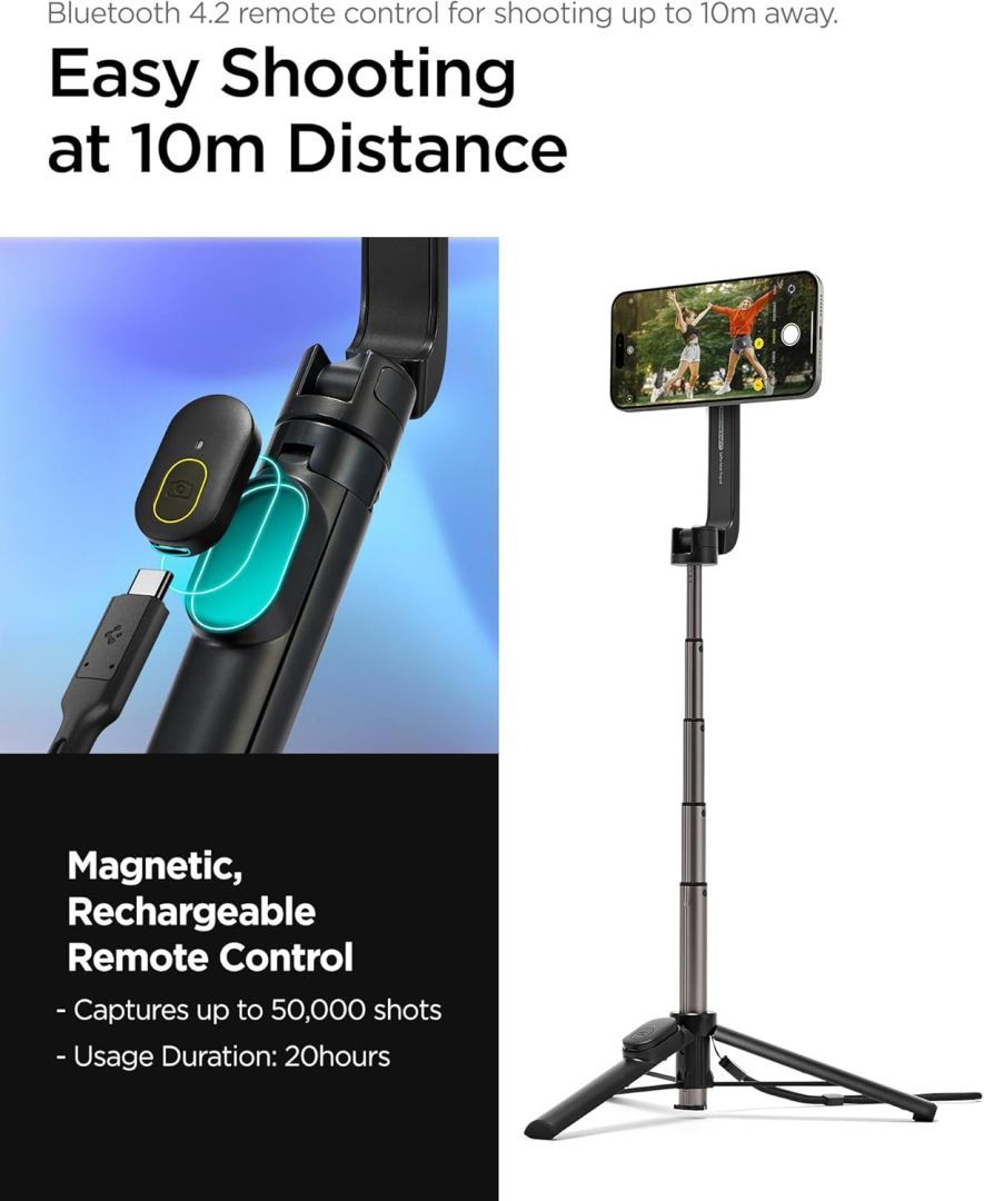 Spigen MagSafe Tripod Selfie Stick Black