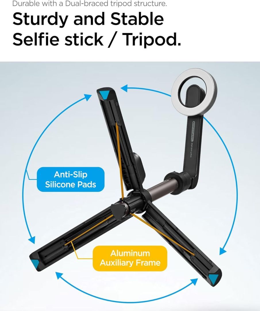 Spigen MagSafe Tripod Selfie Stick Black