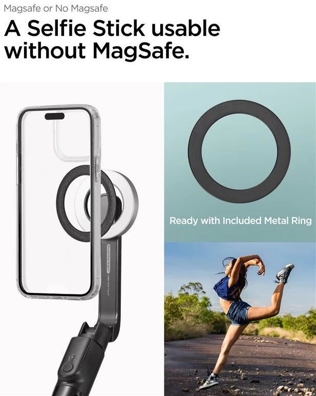 Spigen MagSafe Tripod Selfie Stick longer Version Black Spigen MagSafe Tripod Selfie Stick longer Version Black