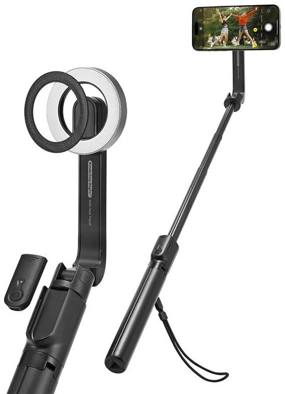 Spigen MagSafe Tripod Selfie Stick longer Version Black Spigen MagSafe Tripod Selfie Stick longer Version Black