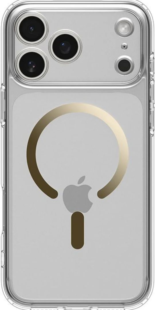Spigen Ultra Hybrid MagSafe case for iPhone 17 Pro Clear Gold