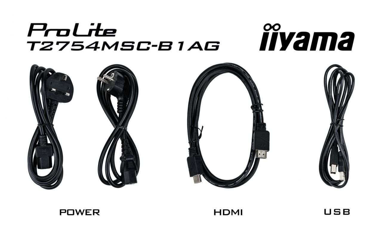 iiyama 27" Prolite T2754MSC-B1AG IPS LED iiyama 27" Prolite T2754MSC-B1AG IPS LED