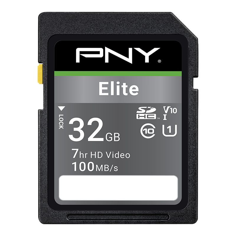 PNY 32GB SDHC Elite Class 10 U1 V10 PNY 32GB SDHC Elite Class 10 U1 V10
