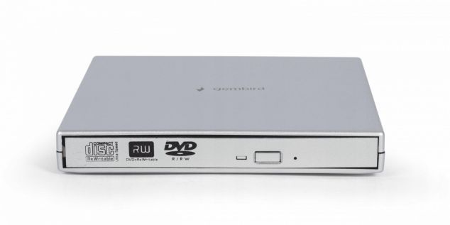 Gembird DVD-USB-021-SV Slim DVD-Writer Silver Gembird DVD-USB-021-SV Slim DVD-Writer Silver