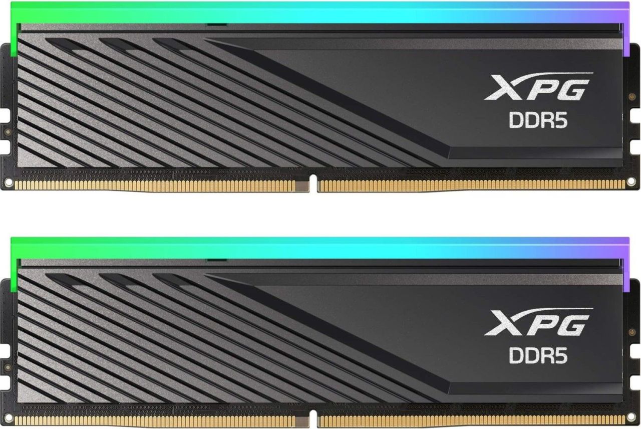 A-Data 48GB DDR5 6000MHz Kit(2x24GB) Lancer Blade RGB Black A-Data 48GB DDR5 6000MHz Kit(2x24GB) Lancer Blade RGB Black