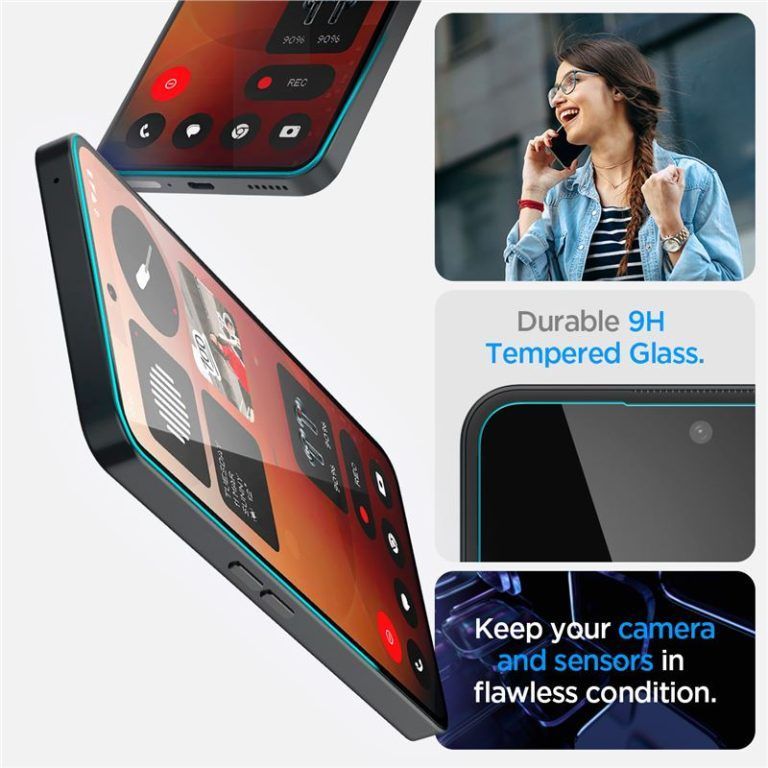 Spigen Glass tR EZ Fit HD 1 Pack Nothing Phone (3a)/(3a) Pro Transparency Spigen Glass tR EZ Fit HD 1 Pack Nothing Phone (3a)/(3a) Pro Transparency