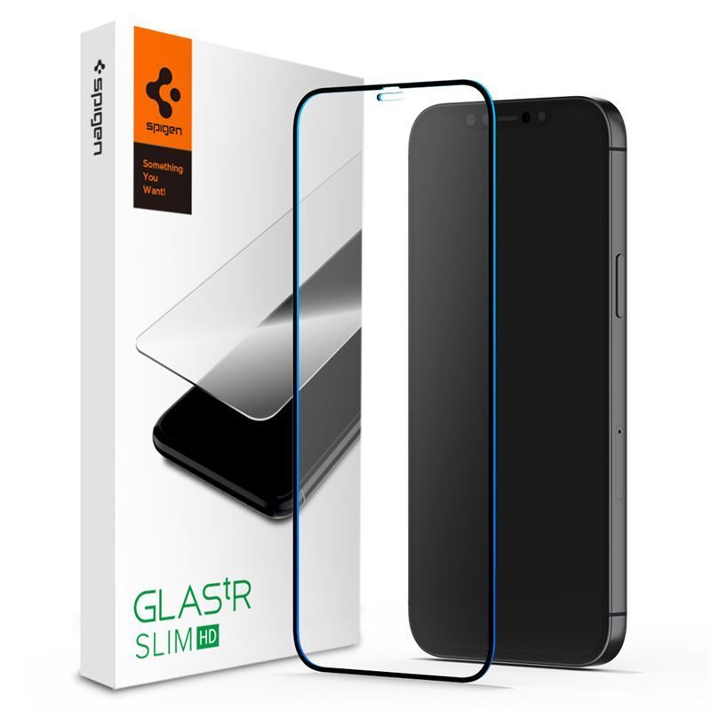 Spigen Glass FC Black HD, 1P - iPhone 12 mini Spigen Glass FC Black HD, 1P - iPhone 12 mini