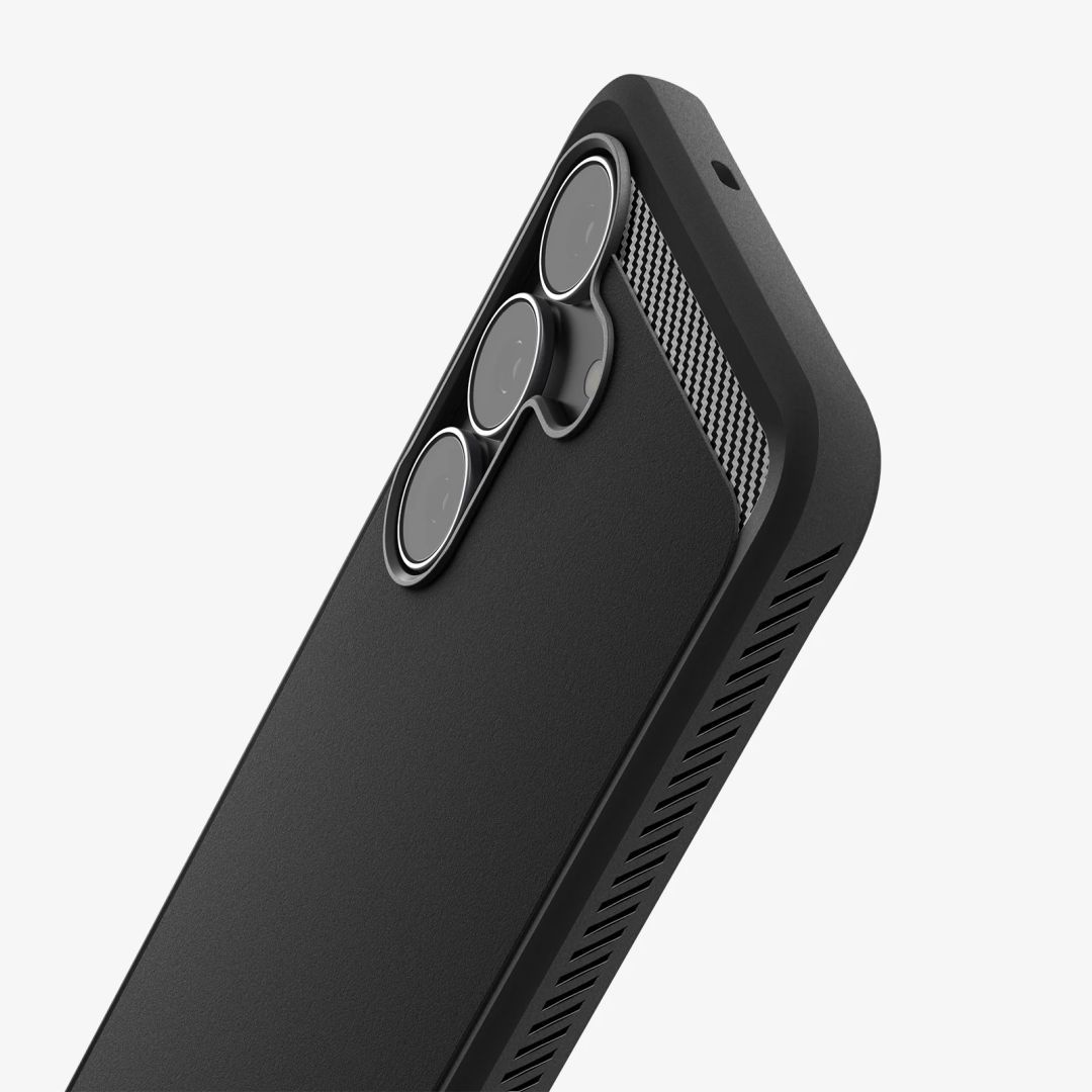 Spigen Rugged Armor case for Samsung Galaxy S25 FE Matte Black
