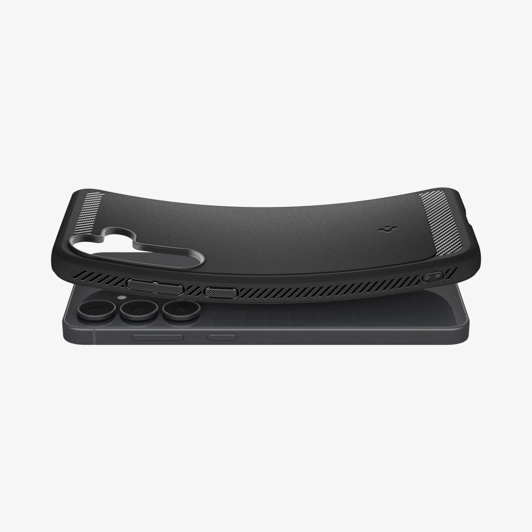 Spigen Rugged Armor case for Samsung Galaxy S25 FE Matte Black