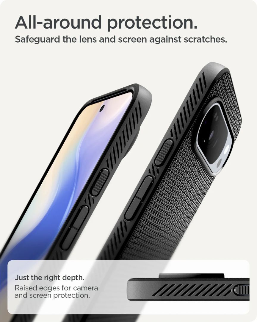 Spigen Liquid Air case for Google Pixel 10 Pro XL Matte Black