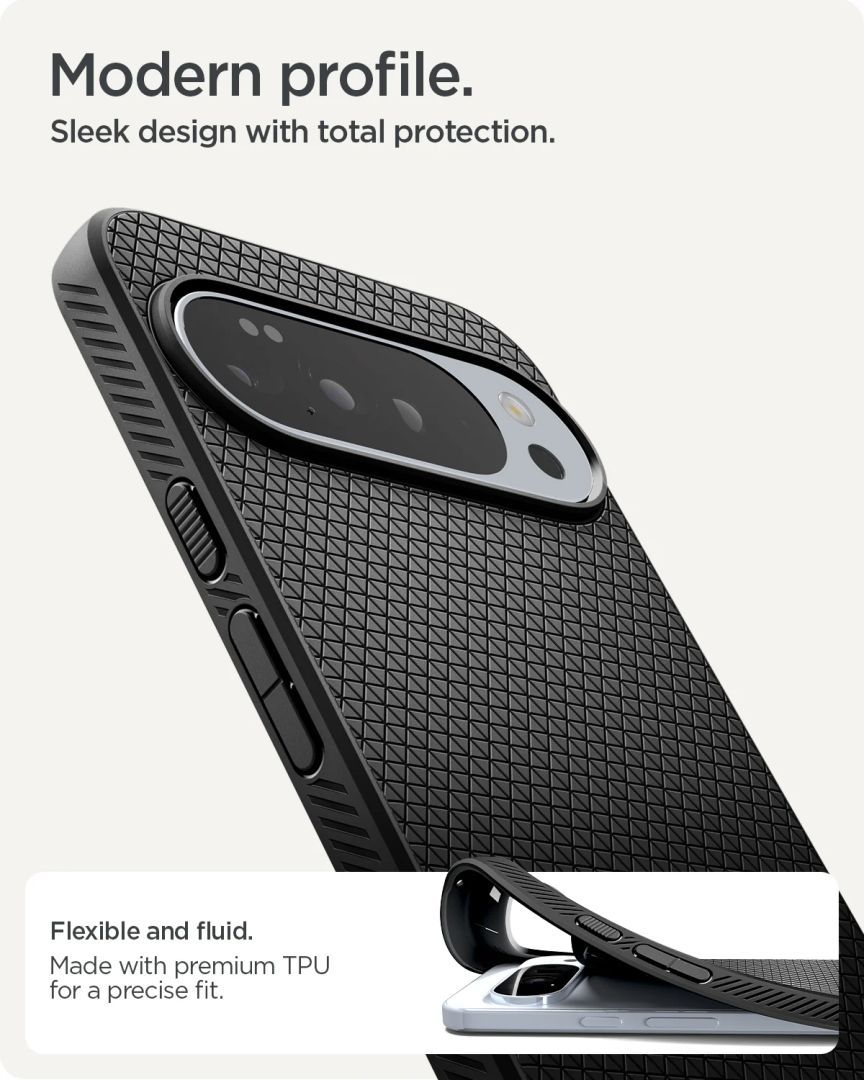 Spigen Liquid Air case for Google Pixel 10 Pro XL Matte Black