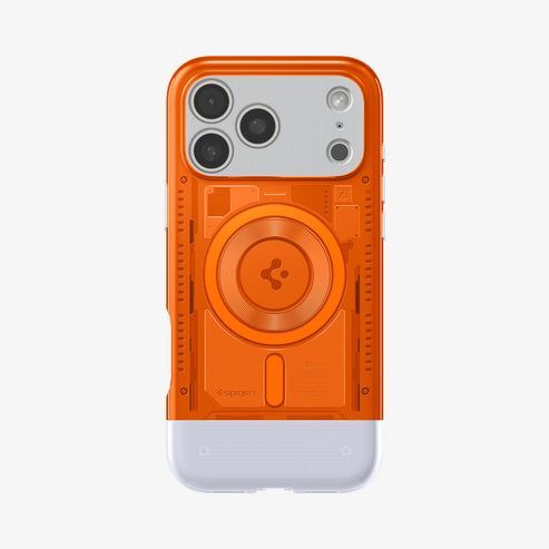 Spigen Classic C1 MagSafe case for iPhone 17 Pro Tangerine