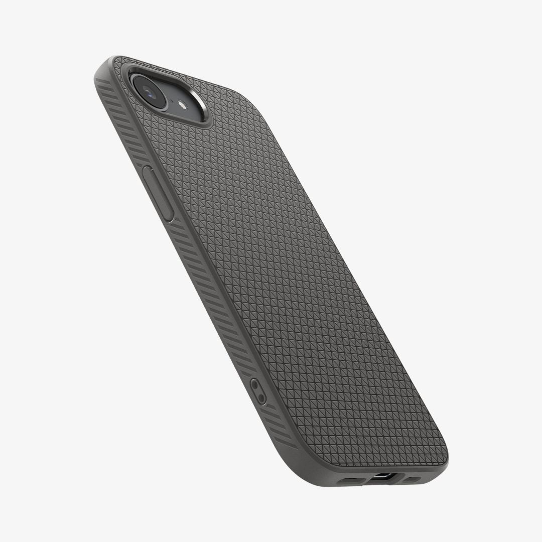 Spigen Liquid Air iPhone 16e case Marble Grey