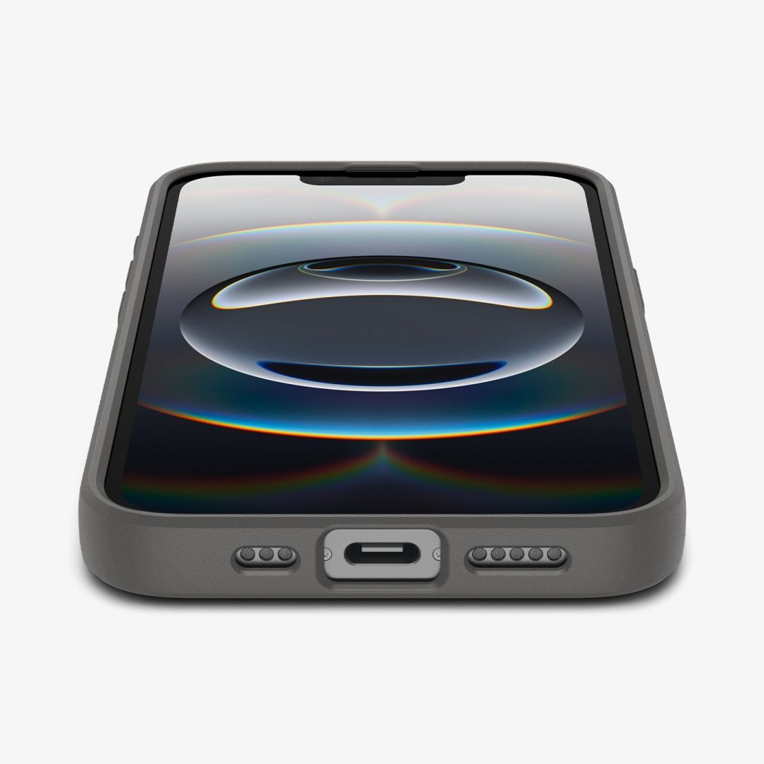 Spigen Liquid Air iPhone 16e case Marble Grey