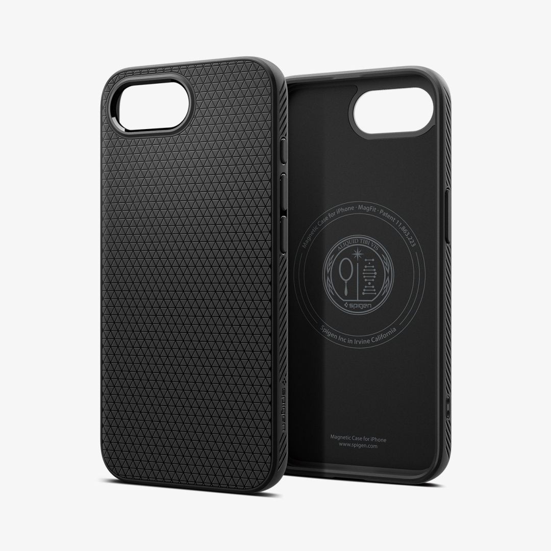 Spigen Liquid Air MagSafe case for iPhone 16e Matte Black