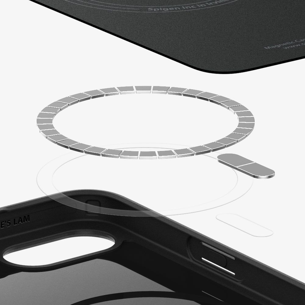 Spigen Liquid Air MagSafe case for iPhone 16e Matte Black