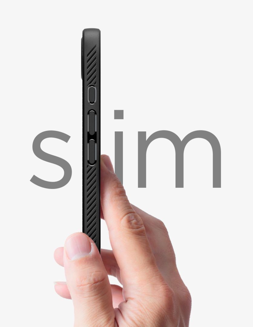 Spigen Liquid Air MagSafe case for iPhone 16e Matte Black
