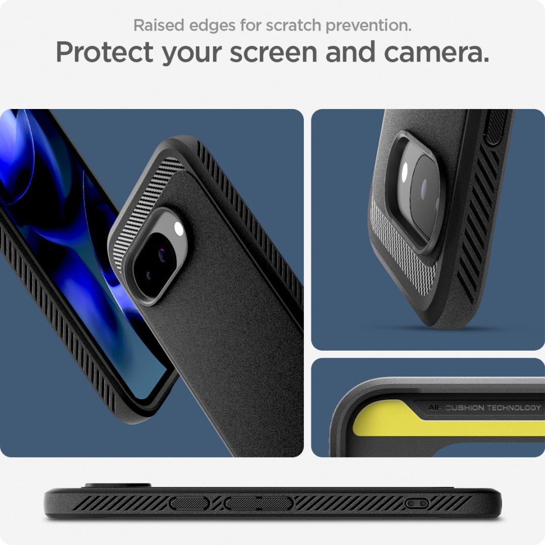 Spigen Rugged Armor MagSafe Google Pixel 9a Matte Black Spigen Rugged Armor MagSafe Google Pixel 9a Matte Black