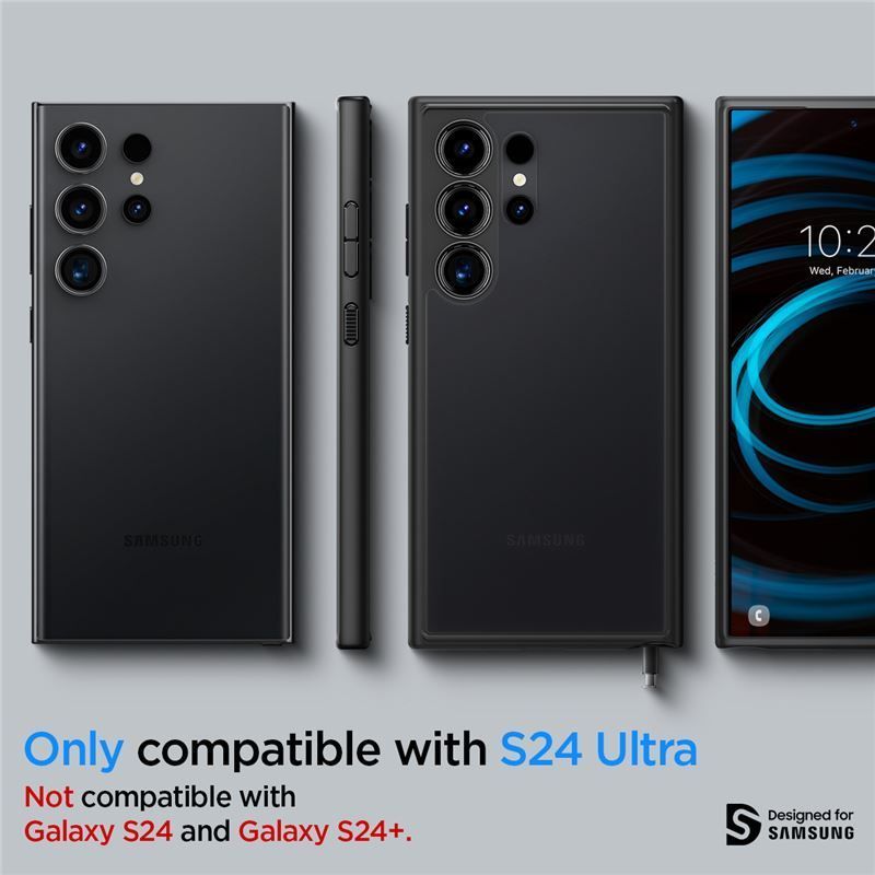 Spigen Ultra Hybrid Samsung Galaxy S24 Ultra Frost Black Spigen Ultra Hybrid Samsung Galaxy S24 Ultra Frost Black