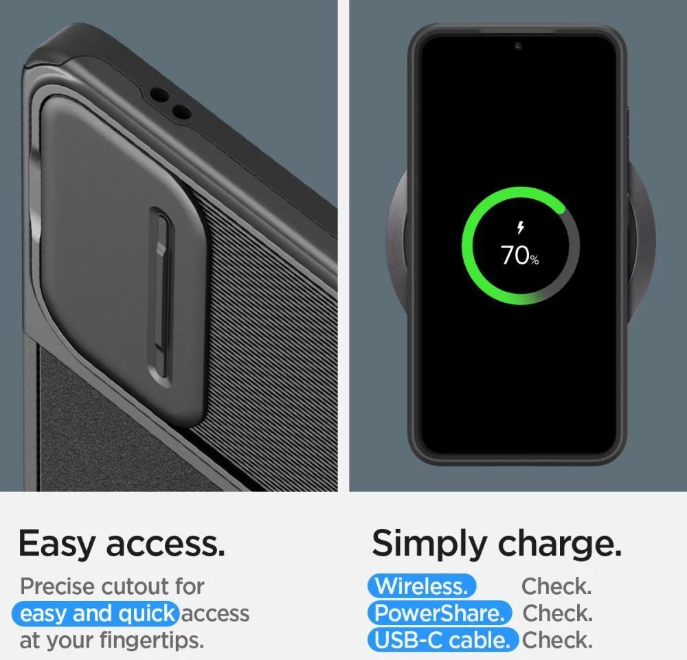 Spigen Optik Armor for Samsung Galaxy S24 Black Spigen Optik Armor for Samsung Galaxy S24 Black