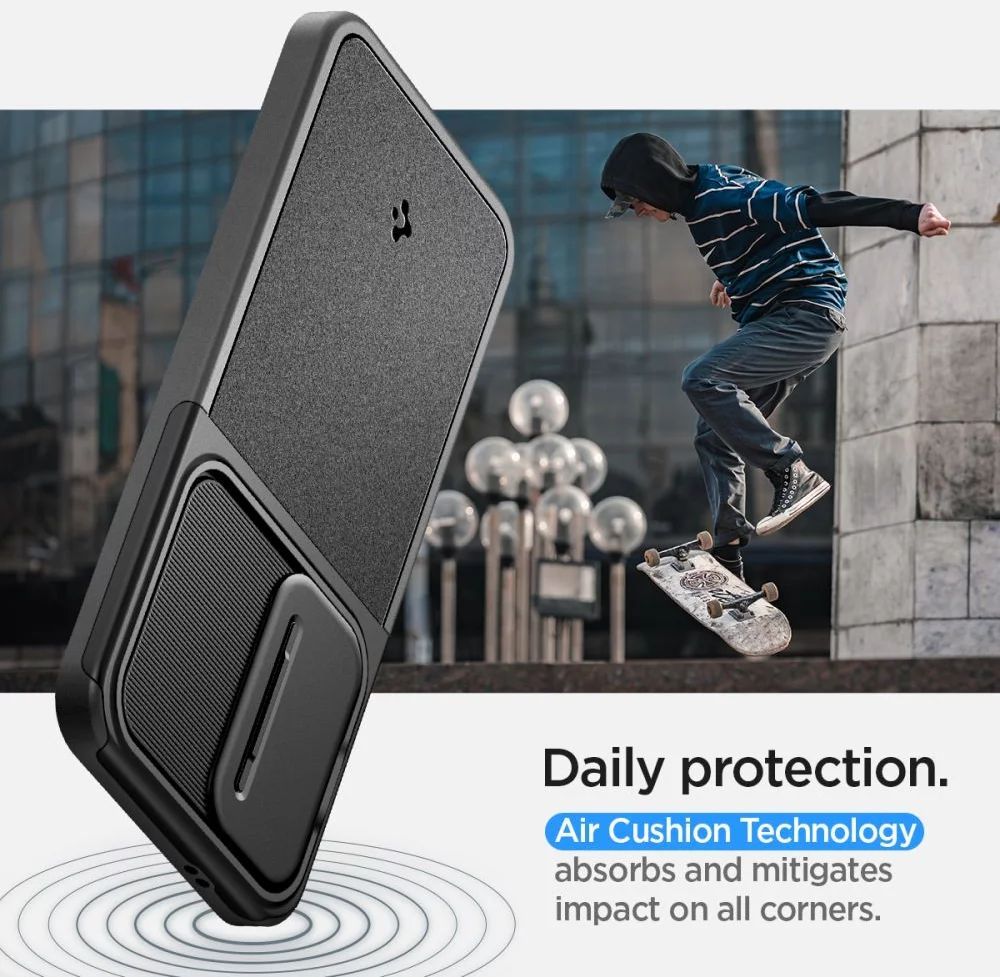 Spigen Optik Armor for Samsung Galaxy S24 Black Spigen Optik Armor for Samsung Galaxy S24 Black
