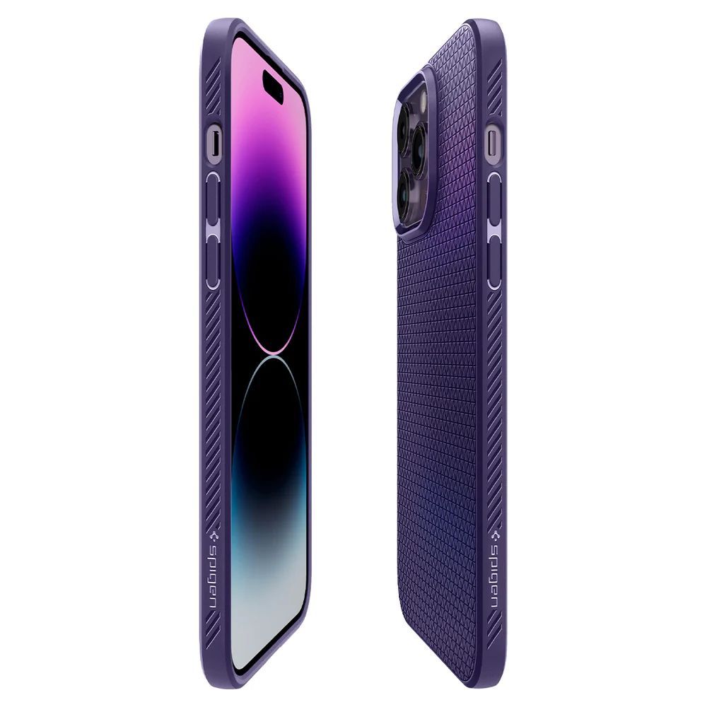Spigen iPhone 14 Pro Case Liquid Air Purple Spigen iPhone 14 Pro Case Liquid Air Purple
