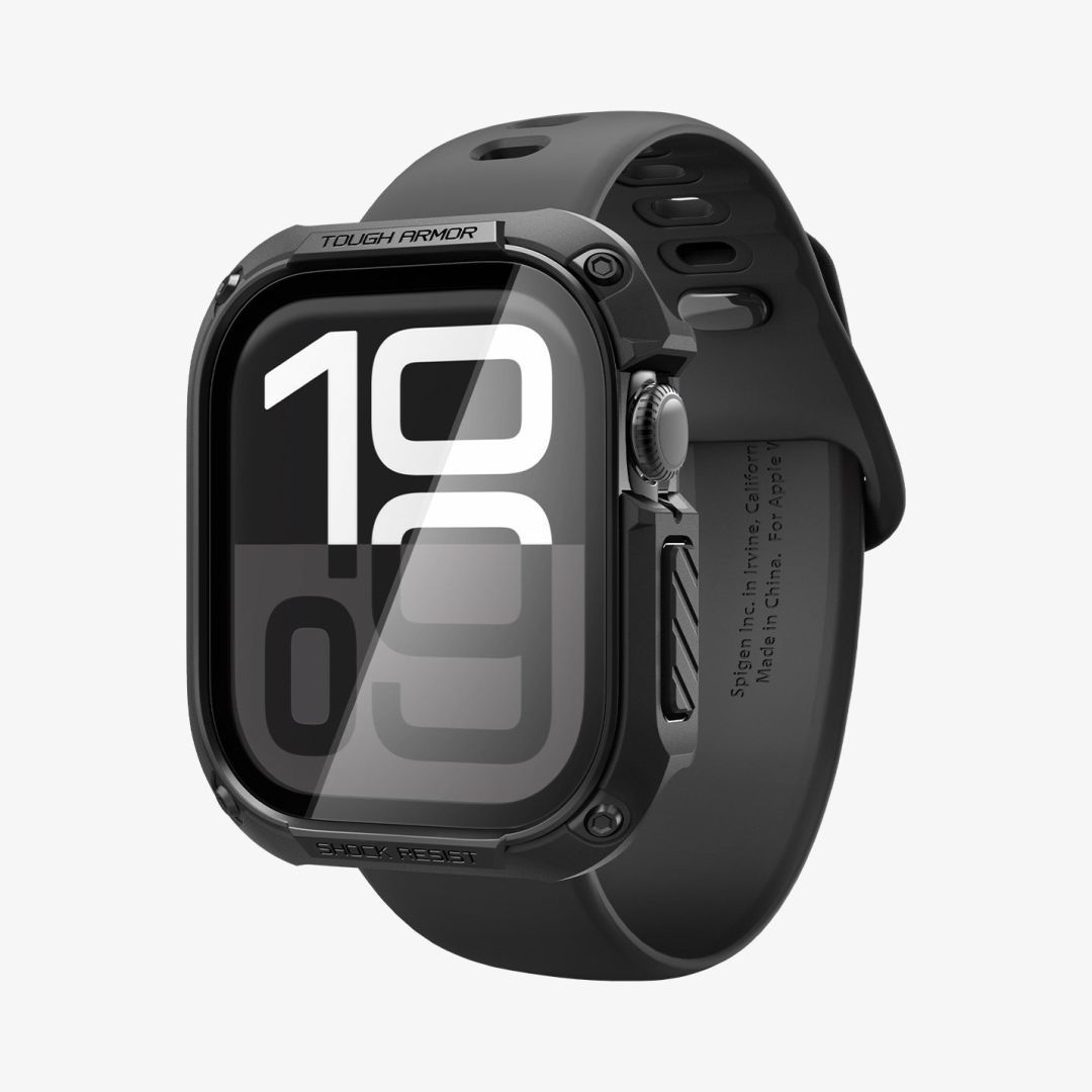Spigen Tough Armor Apple Watch 10 46mm Black Spigen Tough Armor Apple Watch 10 46mm Black