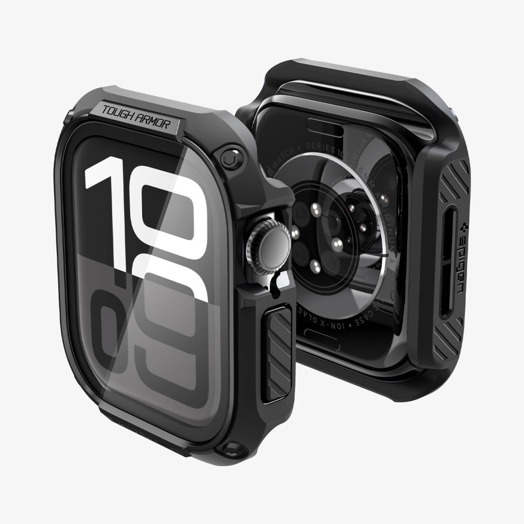 Spigen Tough Armor Apple Watch 10 46mm Black Spigen Tough Armor Apple Watch 10 46mm Black