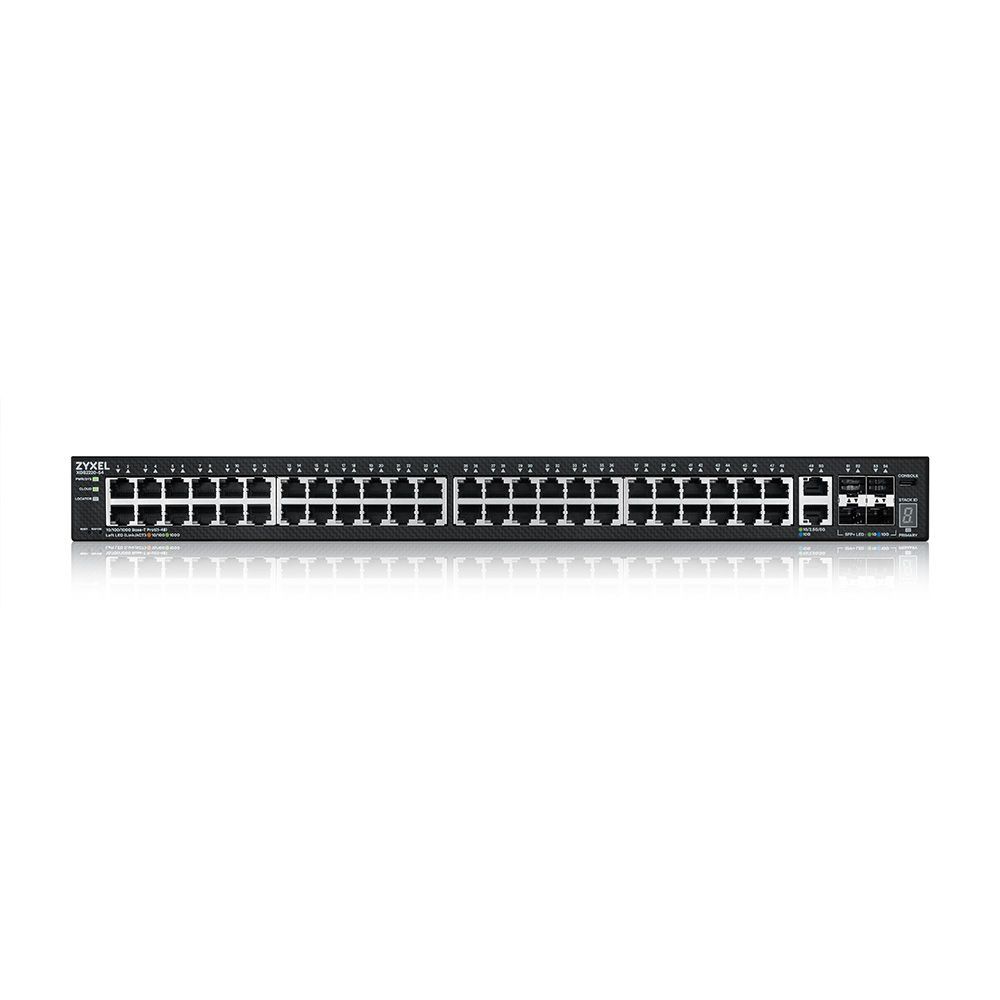 ZyXEL XGS2220-54 48-port GbE L3 Access Switch with 6 10G Uplink ZyXEL XGS2220-54 48-port GbE L3 Access Switch with 6 10G Uplink