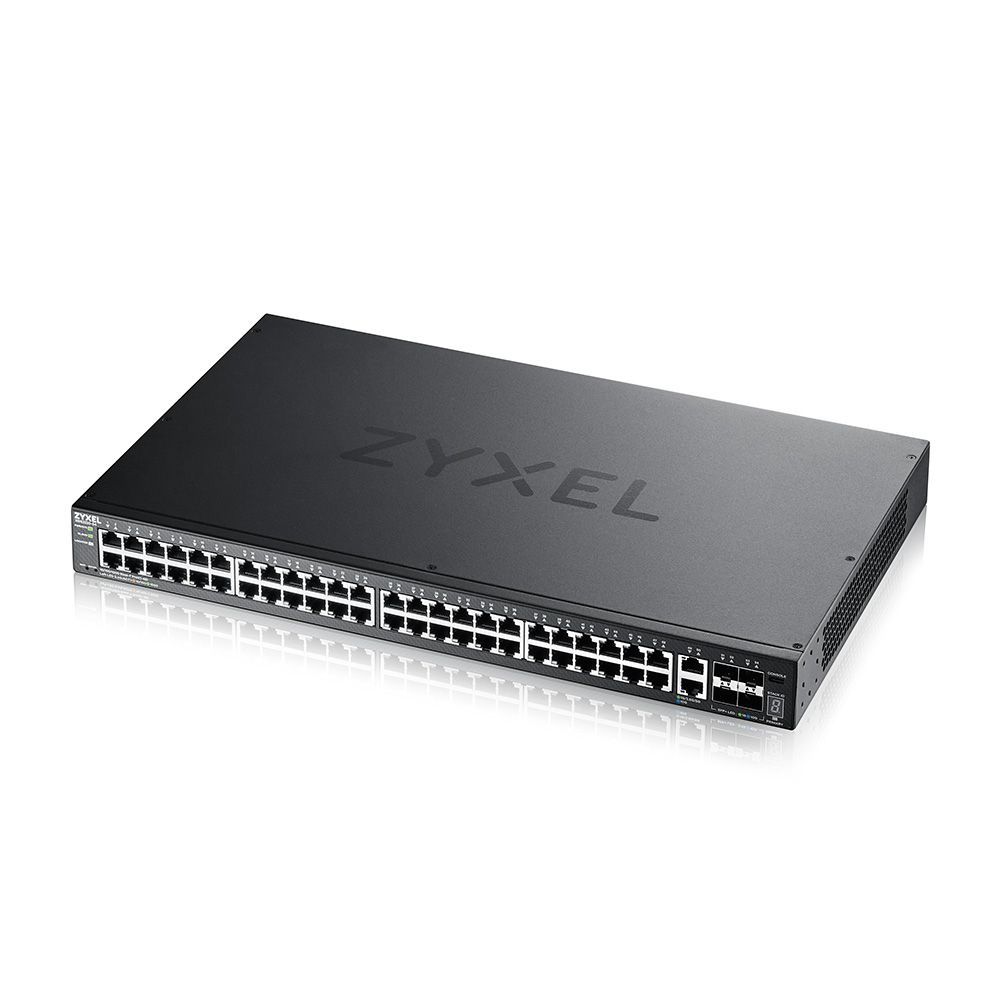 ZyXEL XGS2220-54 48-port GbE L3 Access Switch with 6 10G Uplink ZyXEL XGS2220-54 48-port GbE L3 Access Switch with 6 10G Uplink