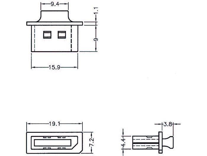 DeLock Dust Cover for Displayport female with grip 10 pieces Black DeLock Dust Cover for Displayport female with grip 10 pieces Black
