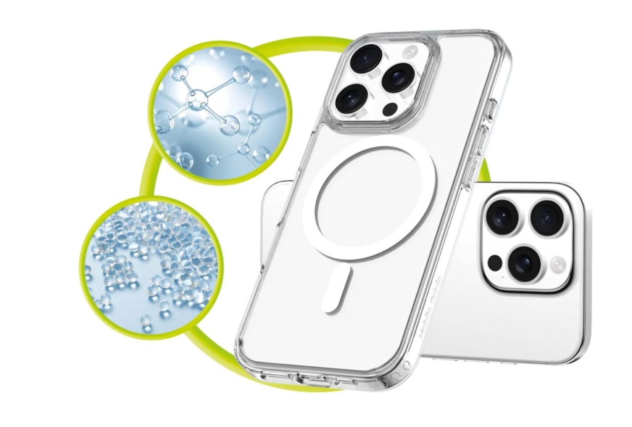 Mobile Origin Hybrid MagSafe Case for iPhone 16e Clear
