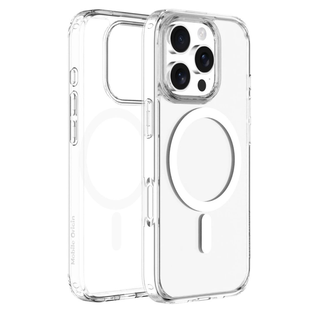 Mobile Origin Hybrid MagSafe Case for iPhone 16 Pro Clear