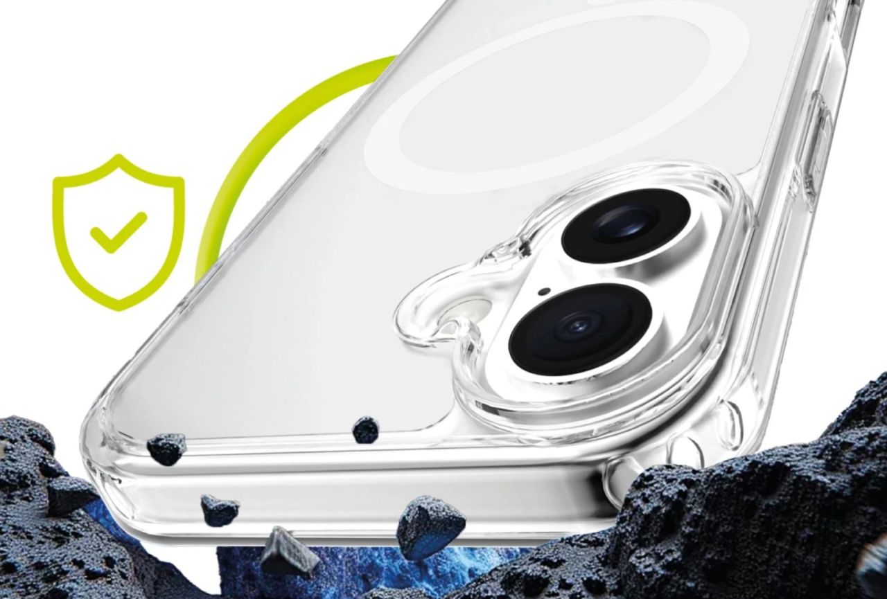 Mobile Origin Hybrid MagSafe Case for iPhone 17 Clear