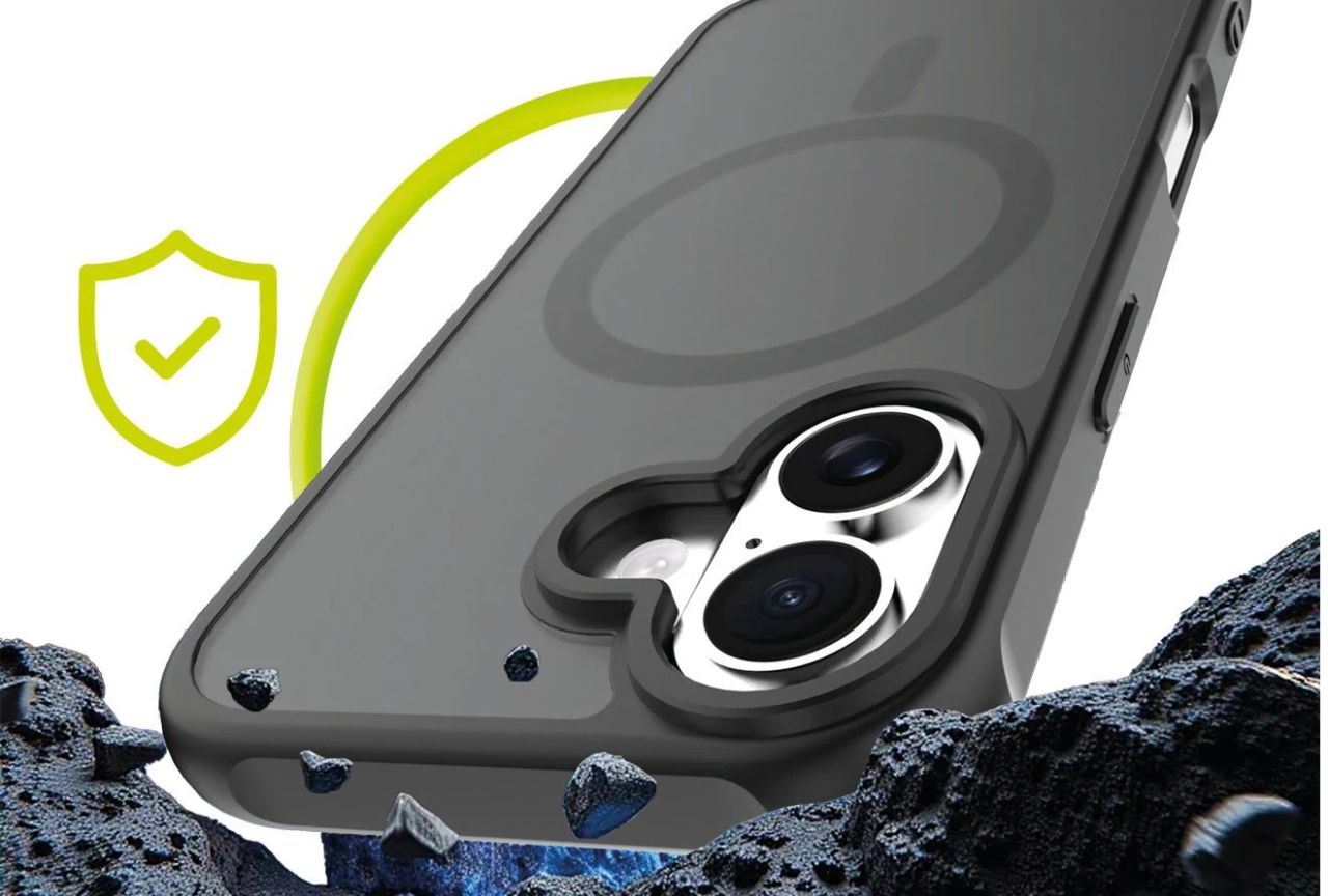 Mobile Origin Hybrid MagSafe Case for iPhone 16 Matte Black