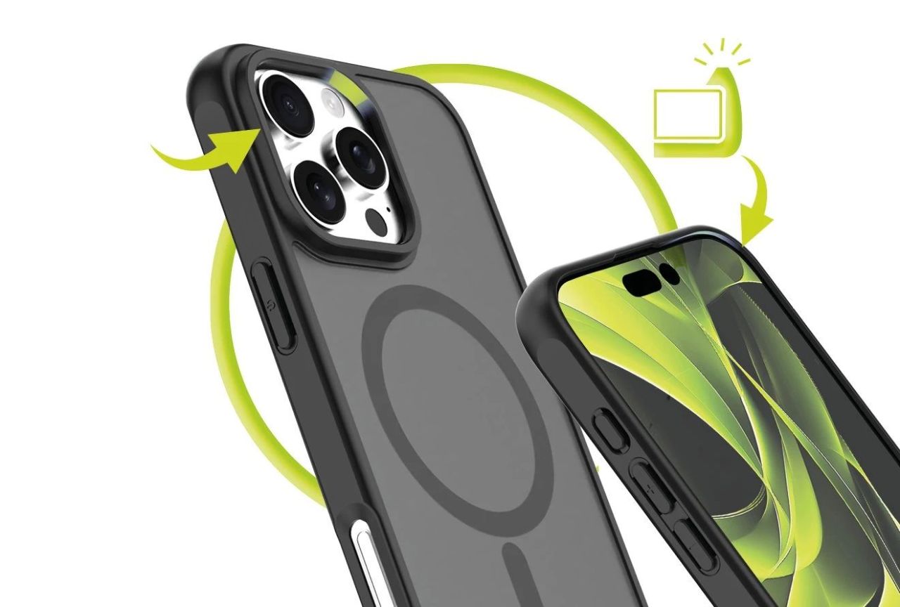 Mobile Origin Hybrid MagSafe Case for iPhone 16 Pro Matte Black