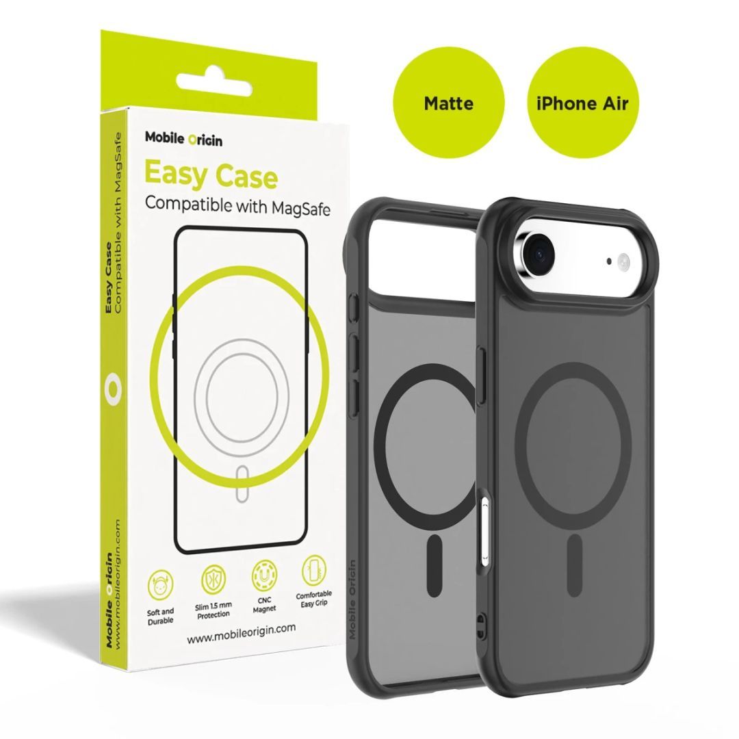 Mobile Origin Hybrid MagSafe Case for iPhone Air Matte Black