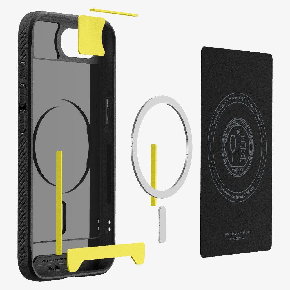 Spigen Rugged Armor MagSafe iPhone 16e Matte Black Spigen Rugged Armor MagSafe iPhone 16e Matte Black