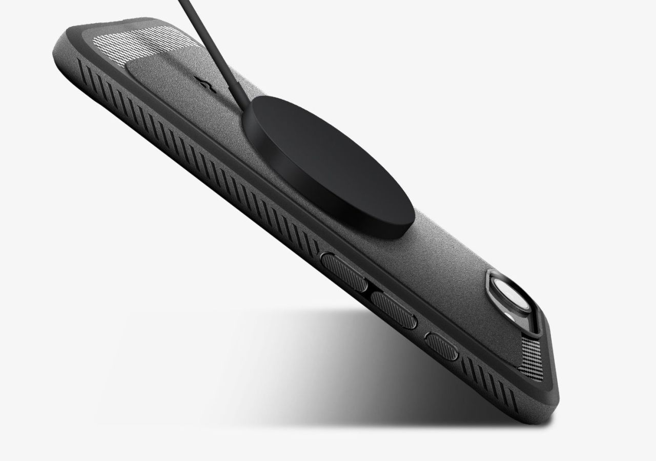 Spigen Rugged Armor MagSafe iPhone 16e Matte Black Spigen Rugged Armor MagSafe iPhone 16e Matte Black