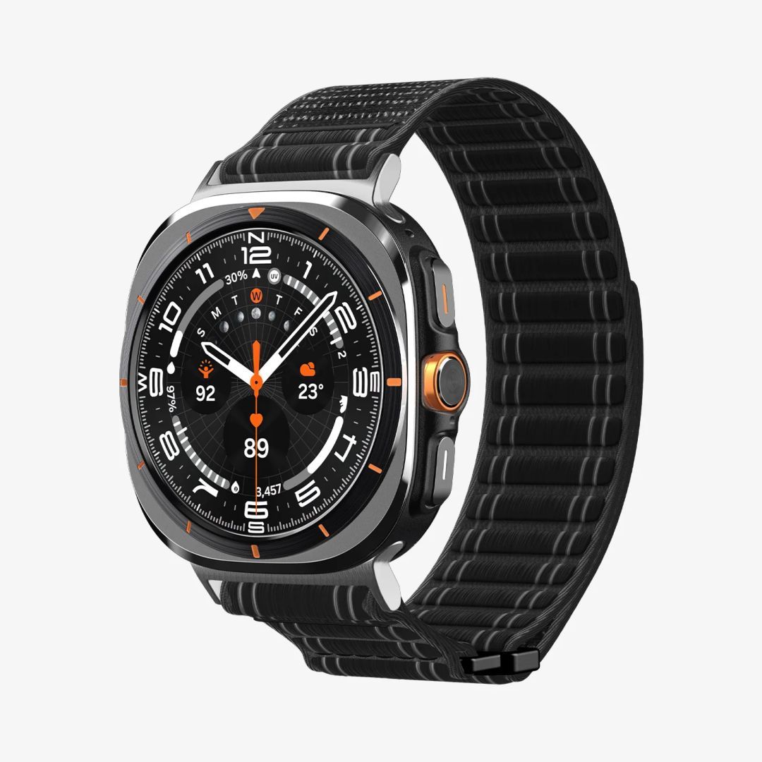 Spigen Fabric Band (hook-and-loop) for Samsung Galaxy Watch Ultra 47mm Black