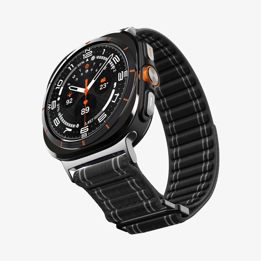 Spigen Fabric Band (hook-and-loop) for Samsung Galaxy Watch Ultra 47mm Black