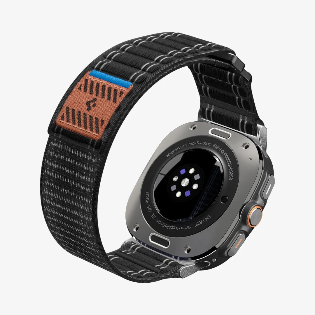 Spigen Fabric Band (hook-and-loop) for Samsung Galaxy Watch Ultra 47mm Black