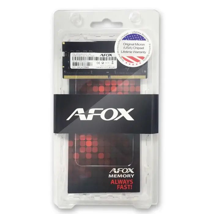 AFOX 8GB DDR4 2400MHz SODIMM AFOX 8GB DDR4 2400MHz SODIMM