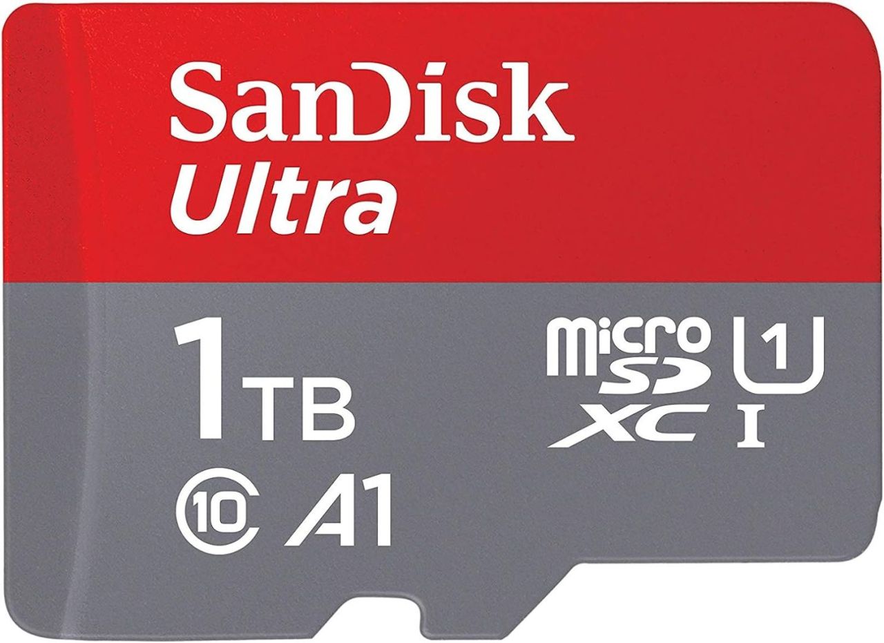 Sandisk 1TB microSDHC Ultra Class 10 UHS-I A1 (Android) + adapterrel Sandisk 1TB microSDHC Ultra Class 10 UHS-I A1 (Android) + adapterrel